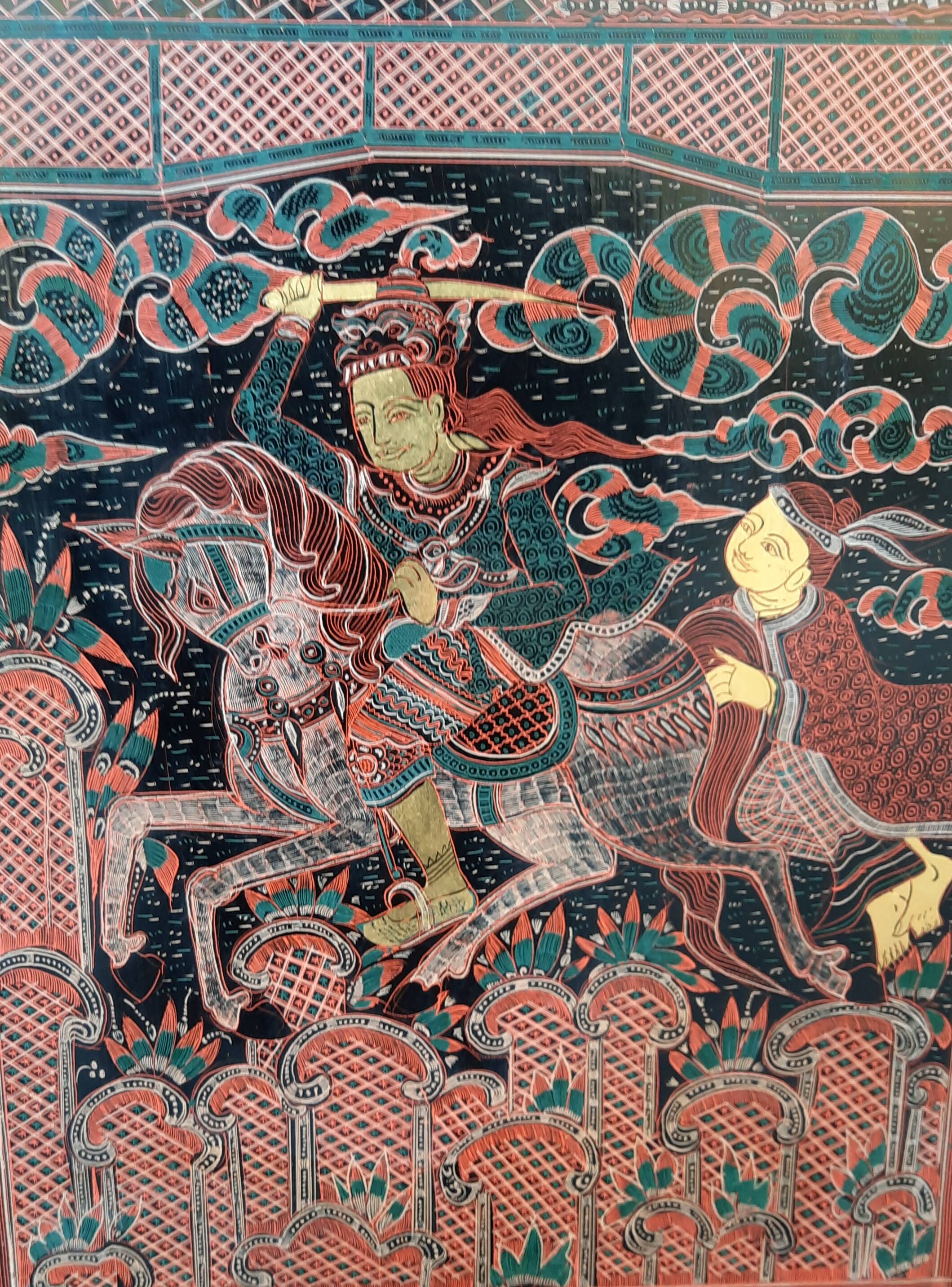 Large extreme orirntal screen