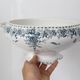 Terre de Fer tureen or salad bowl, Onnaing earthenware, Stella motif, French manufacture