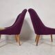Vintage Chairs and Table, 1960s, Set of 3