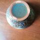 Blue slipware tea set - Bernard Leclerc