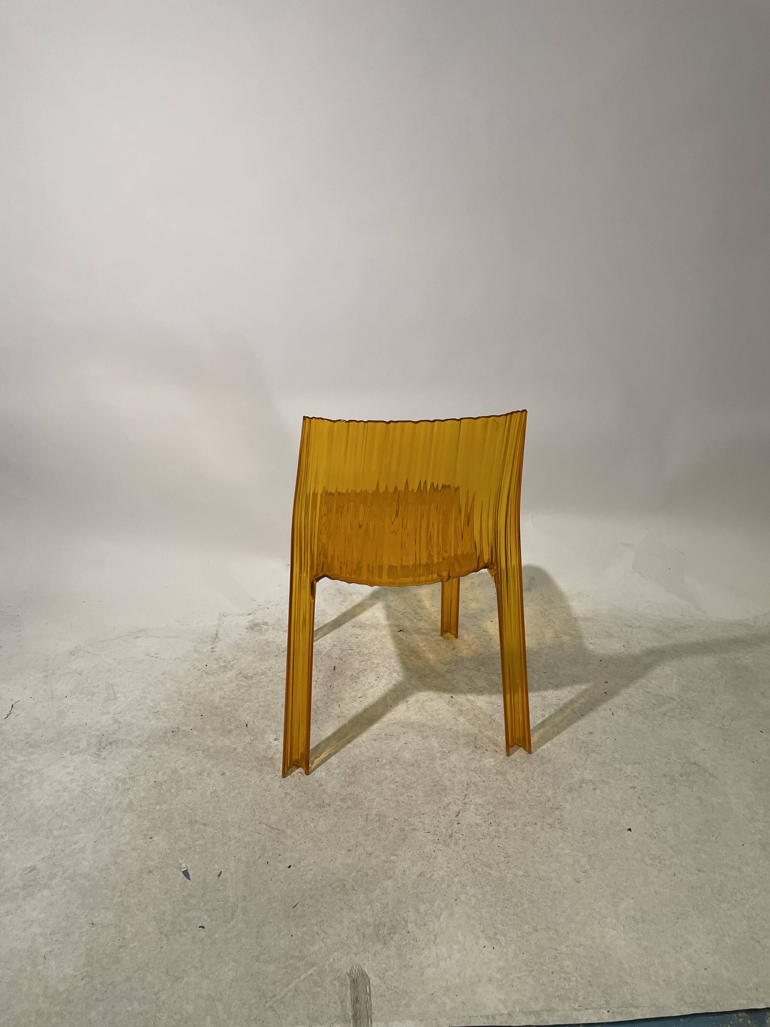 Set of 4 Frilly chairs by Particia Uquiola for Kartell