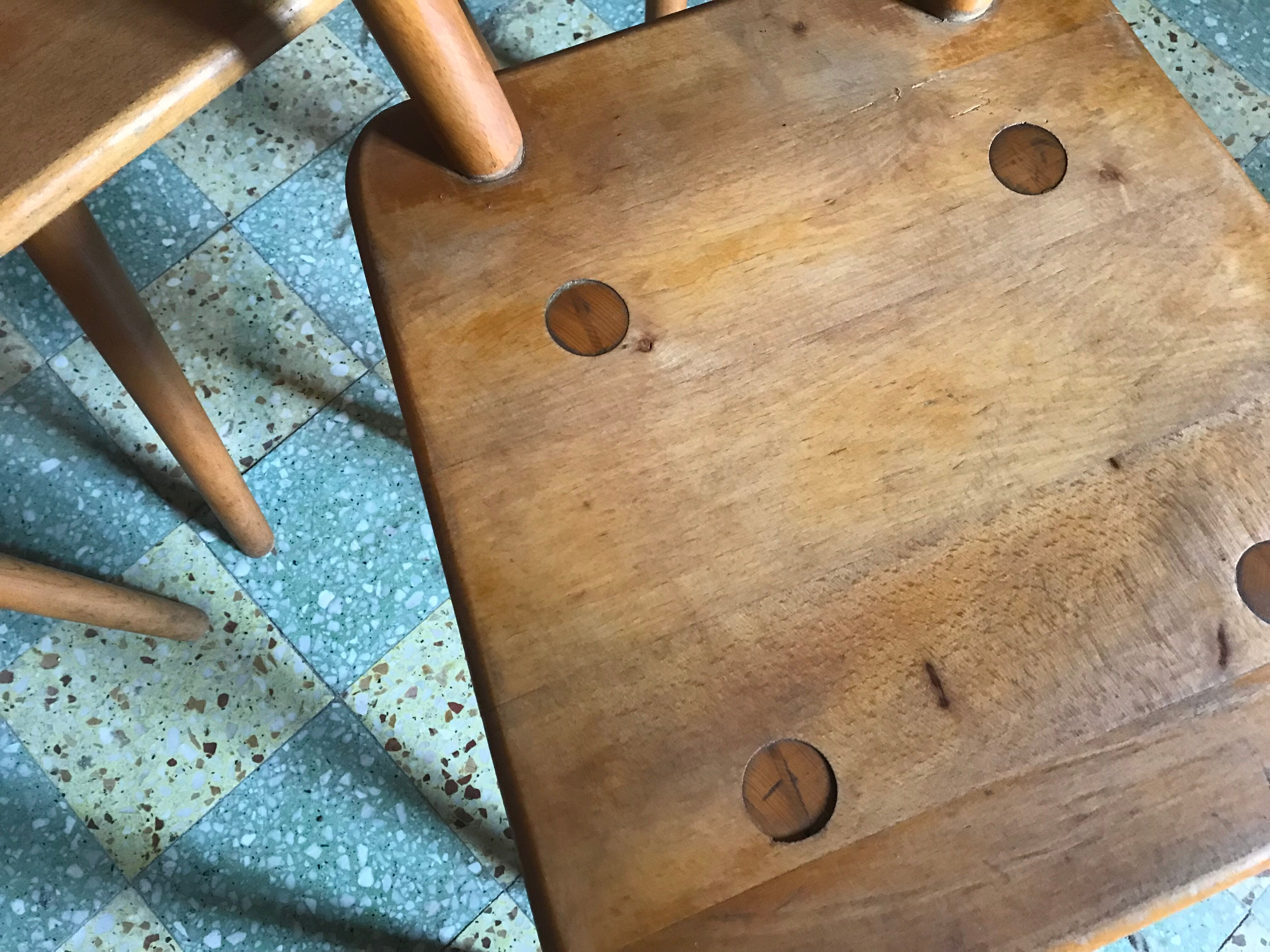 Set of 6 chairs Adolf Schneck 1940