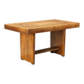 Vintage walnut veneer table, design, Italy, 1940s