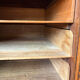 Filing cabinet with curtains