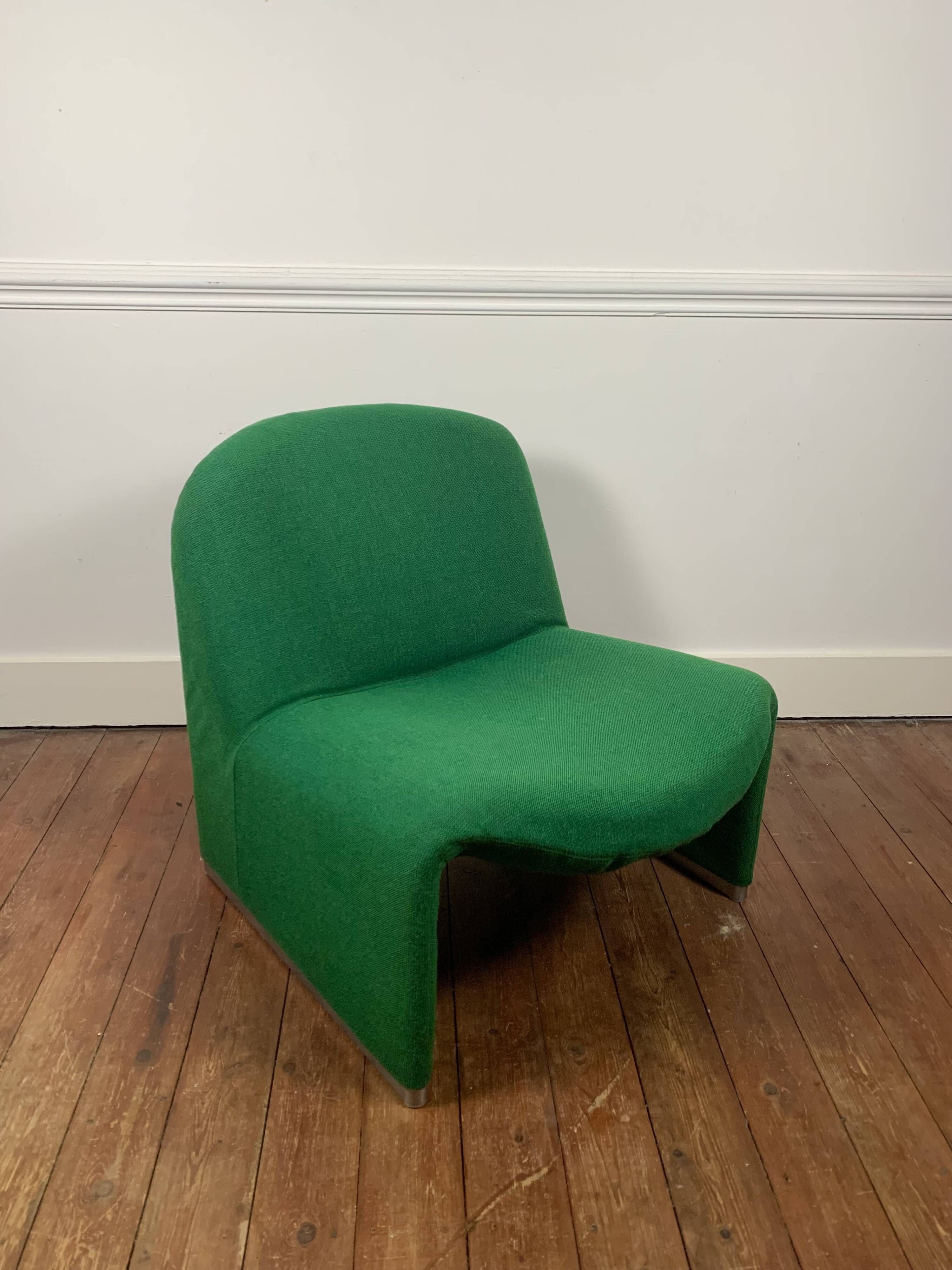 Alky armchair by G. Piretti – Emerald green, 1970s