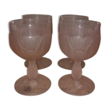 Set of 4 Italian Taitù water glasses