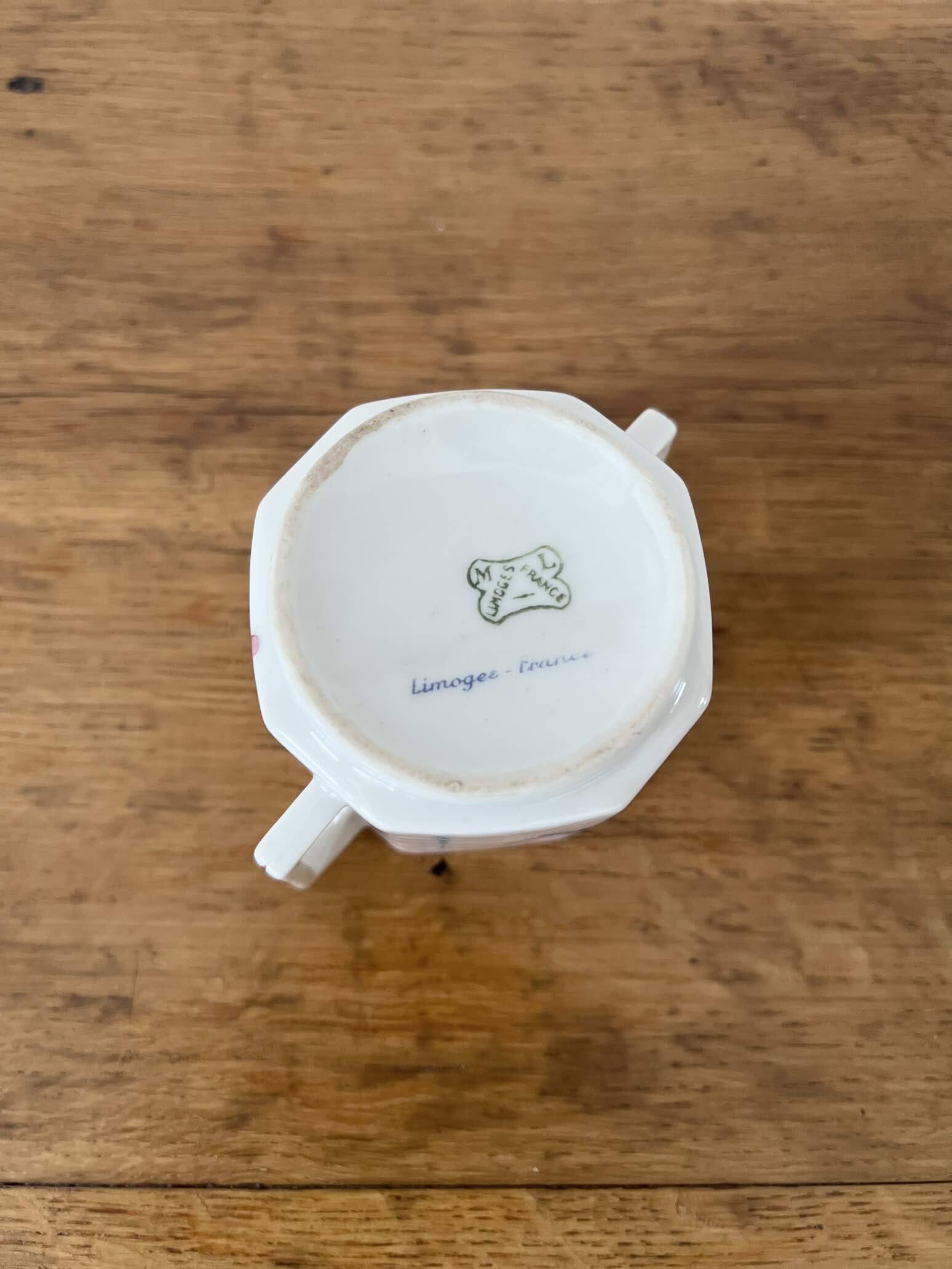 Antique Limoges porcelain dinnerette