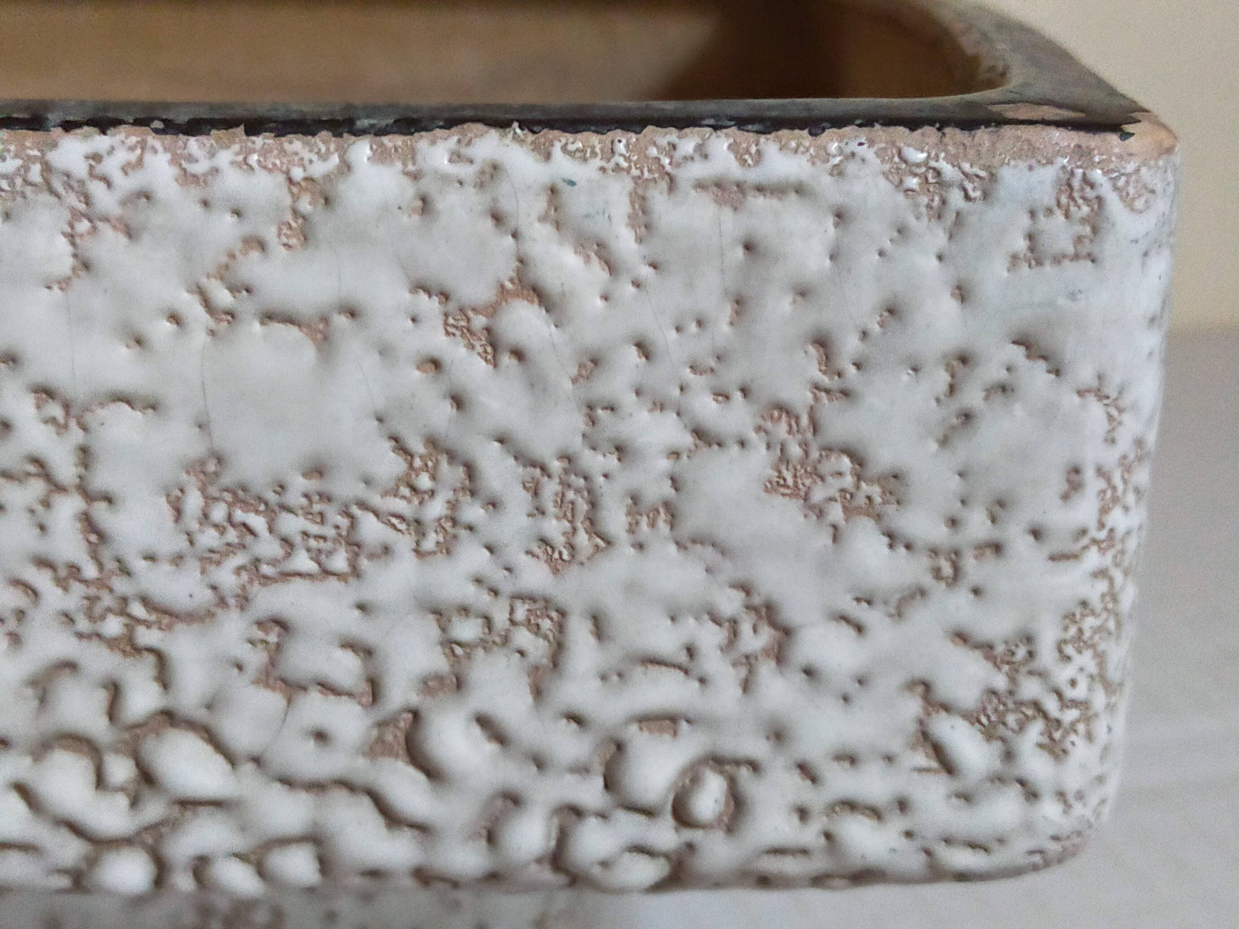 Vetter west-germany ceramic cactus or bonsai pot from the 1950s