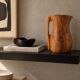Sculptural wooden pitcher, 1960s