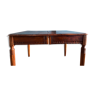 Table ancienne en bois massif vernis
