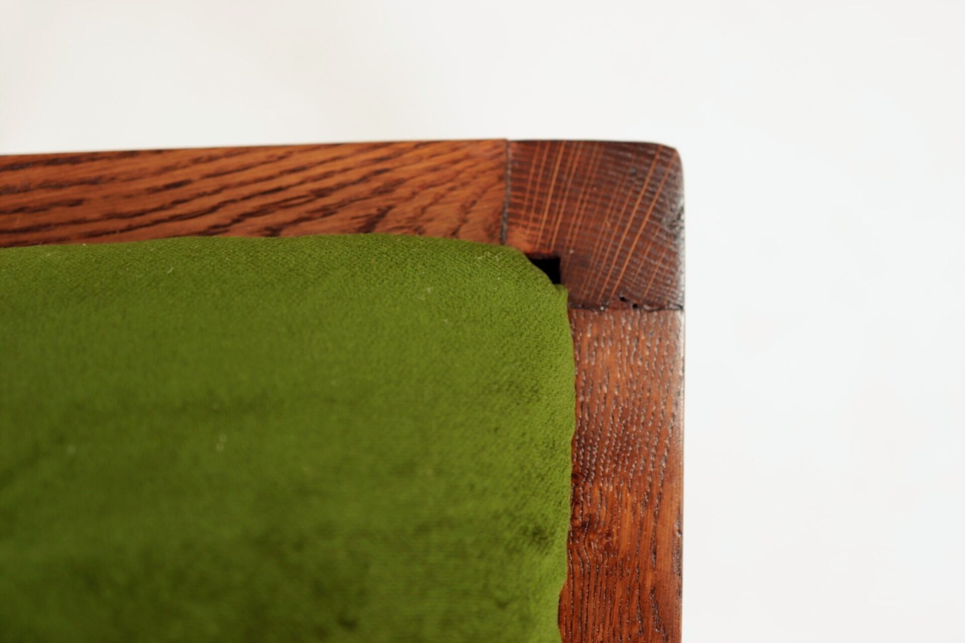 Chaise de bureau vintage vert mother 1930