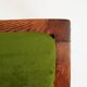 Chaise de bureau vintage vert mother 1930