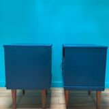Paire de tables de chevet vintage scandinave