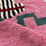 Traditional handwoven Berber rug, size 145 x 255 cm