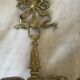 Pair of wall lights in brass and gilded bronze, Arnold Montrose Ltd, Lo