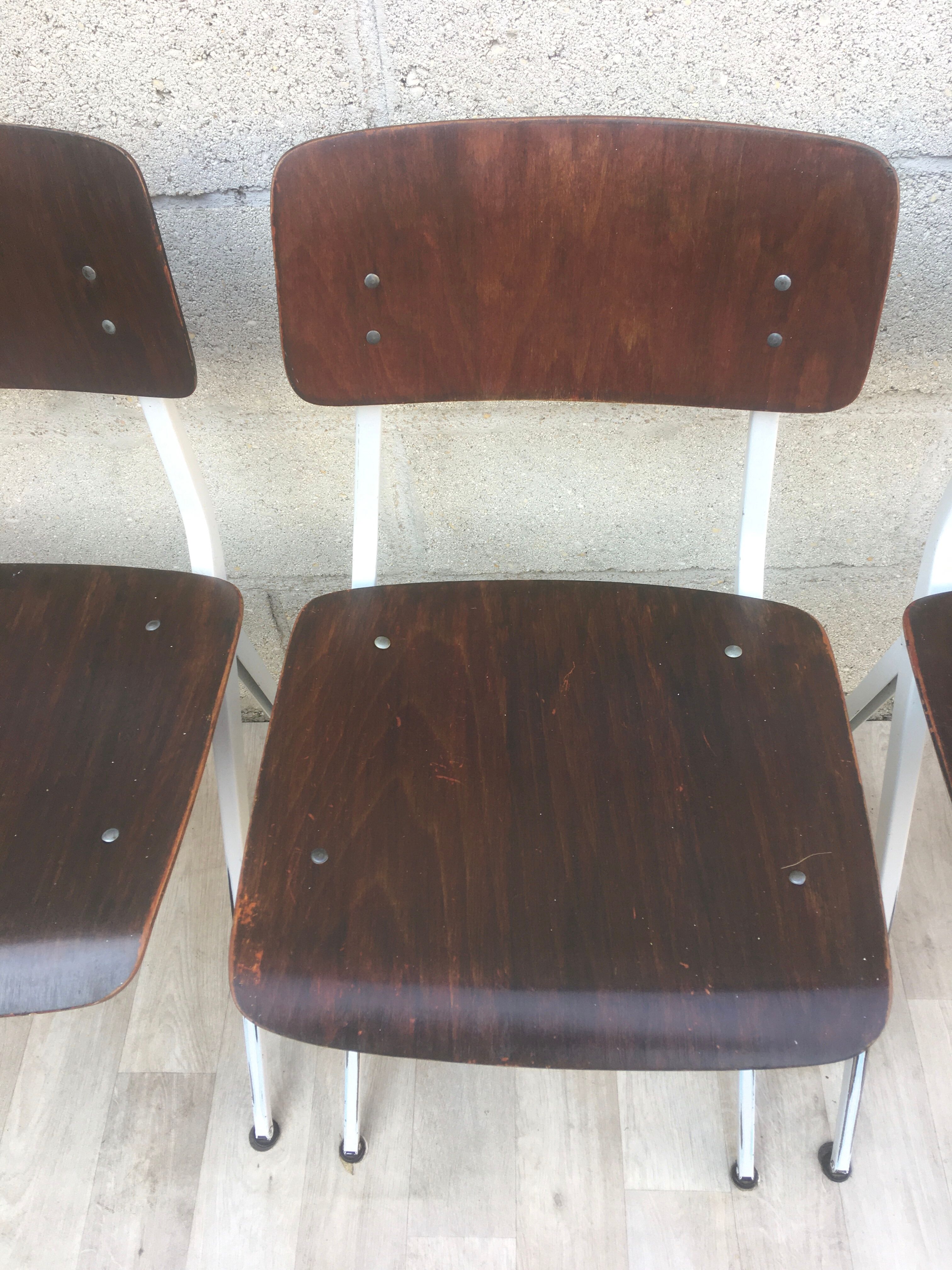 ♻️Set of 4 chairs Vintage and design Marko Kooistra