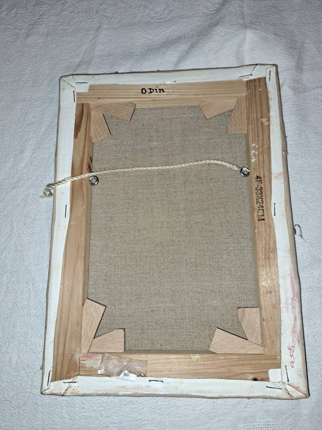 Painting, oil on canvas. Signed A.Odin