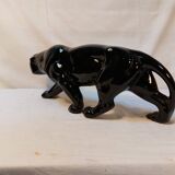 Art Deco Style Black Panther Ceramic