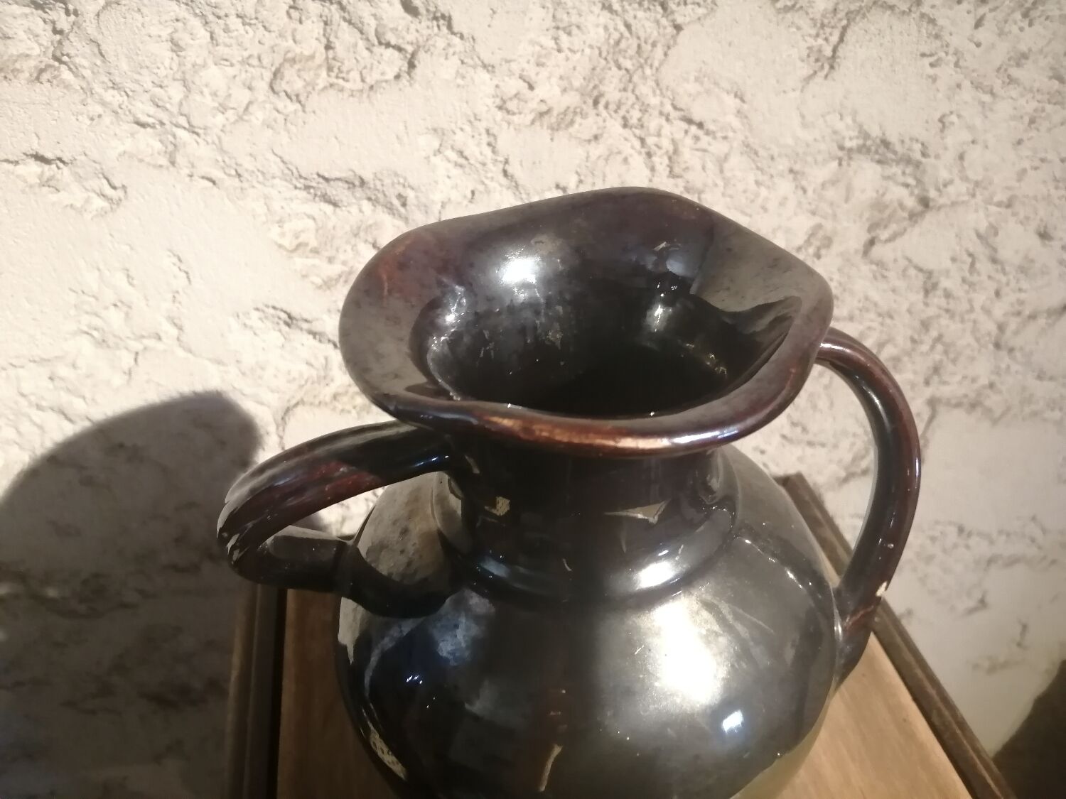 Vase dieulefit, tin enamel