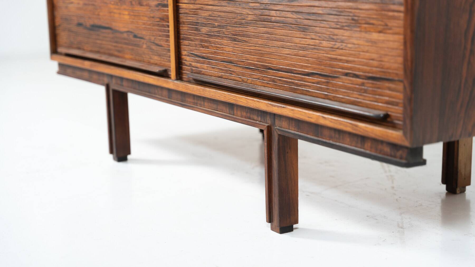 Mid-century modern storage furniture in the style of Gianfranco Frattini, Italy, 1960s.