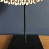 Sculpture tribal necklace Papou in shells