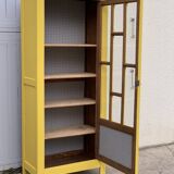 Glass-glazed Parisian wardrobe 1950