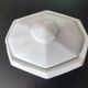 Sucrier en faience blanche