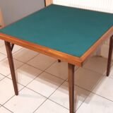 Table de bridge pliante ancienne (1er moitié XXè )