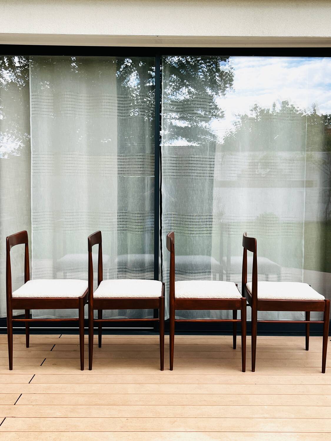 4 Scandinavian chairs 1960