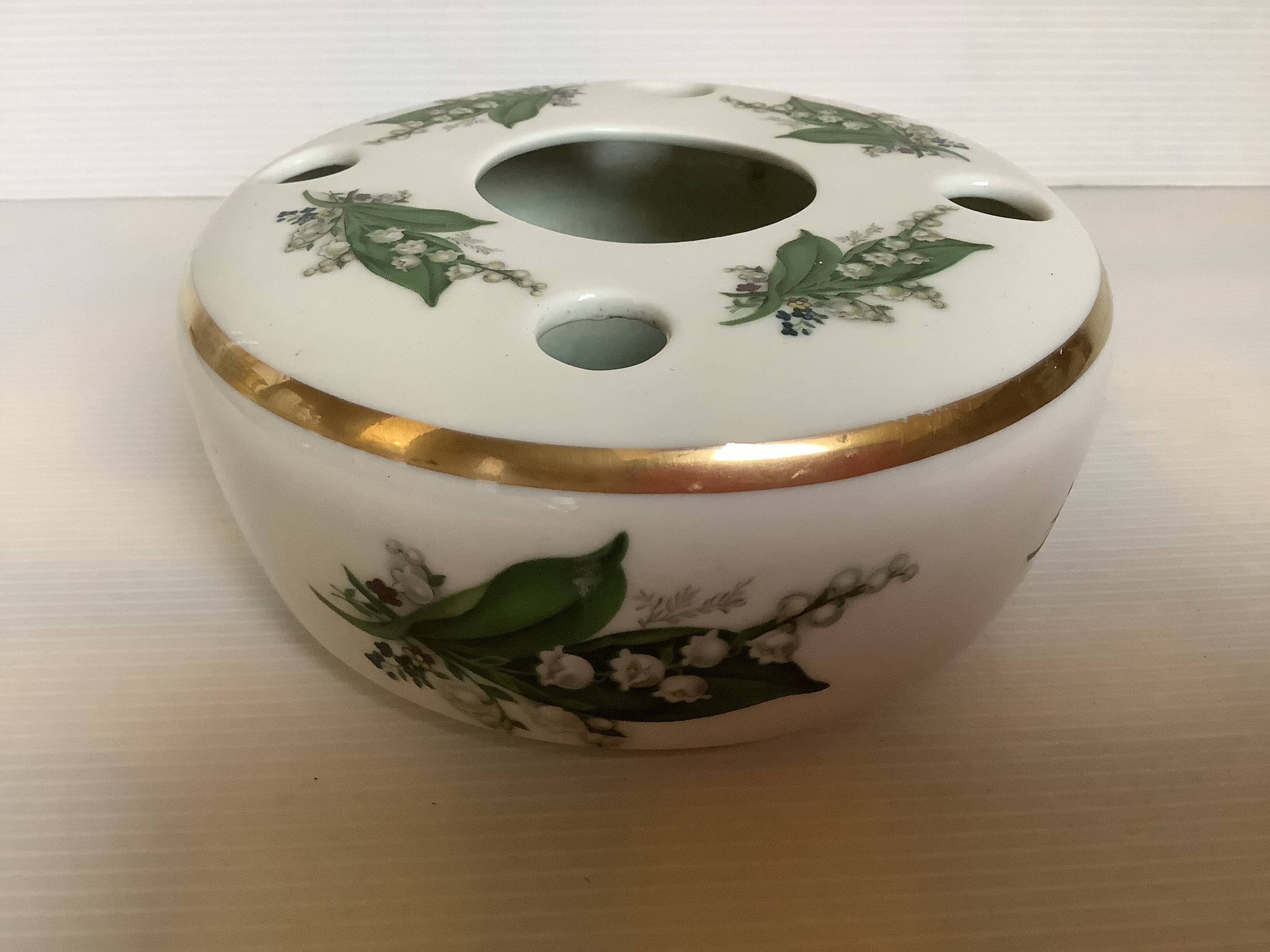 Vase with lily of the valley flowers bavaria