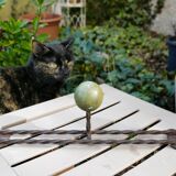 Vintage wall coat rack.