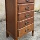 Commode semainier, bois massif, vintage, années 60