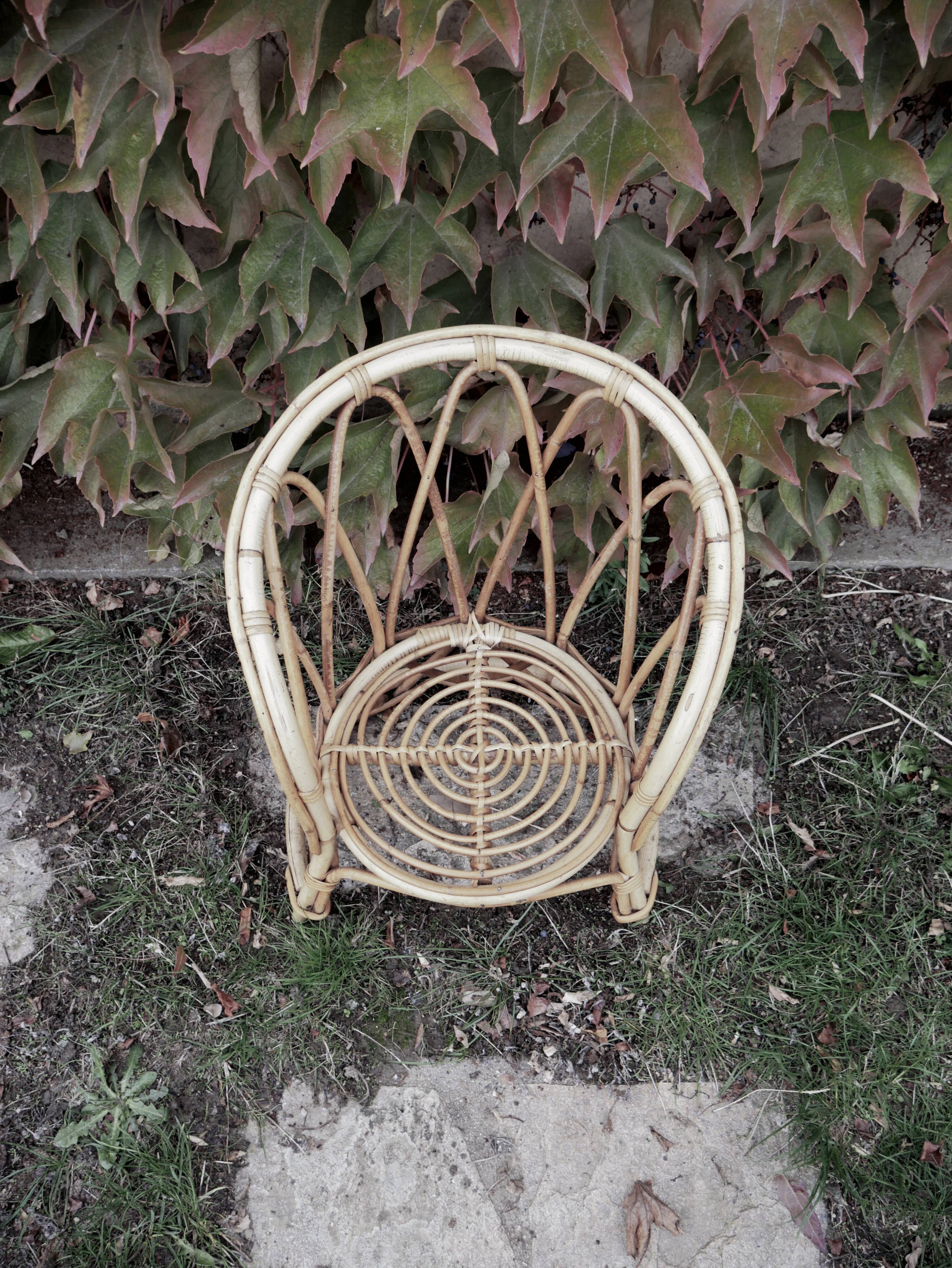 Rattan child chair