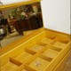 Vintage jewelry cabinet with mirror