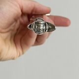 silver-plated cutlery with tulip design