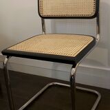 Cesca B32 vintage chair by Marcel Breuer - black - Made in Italy