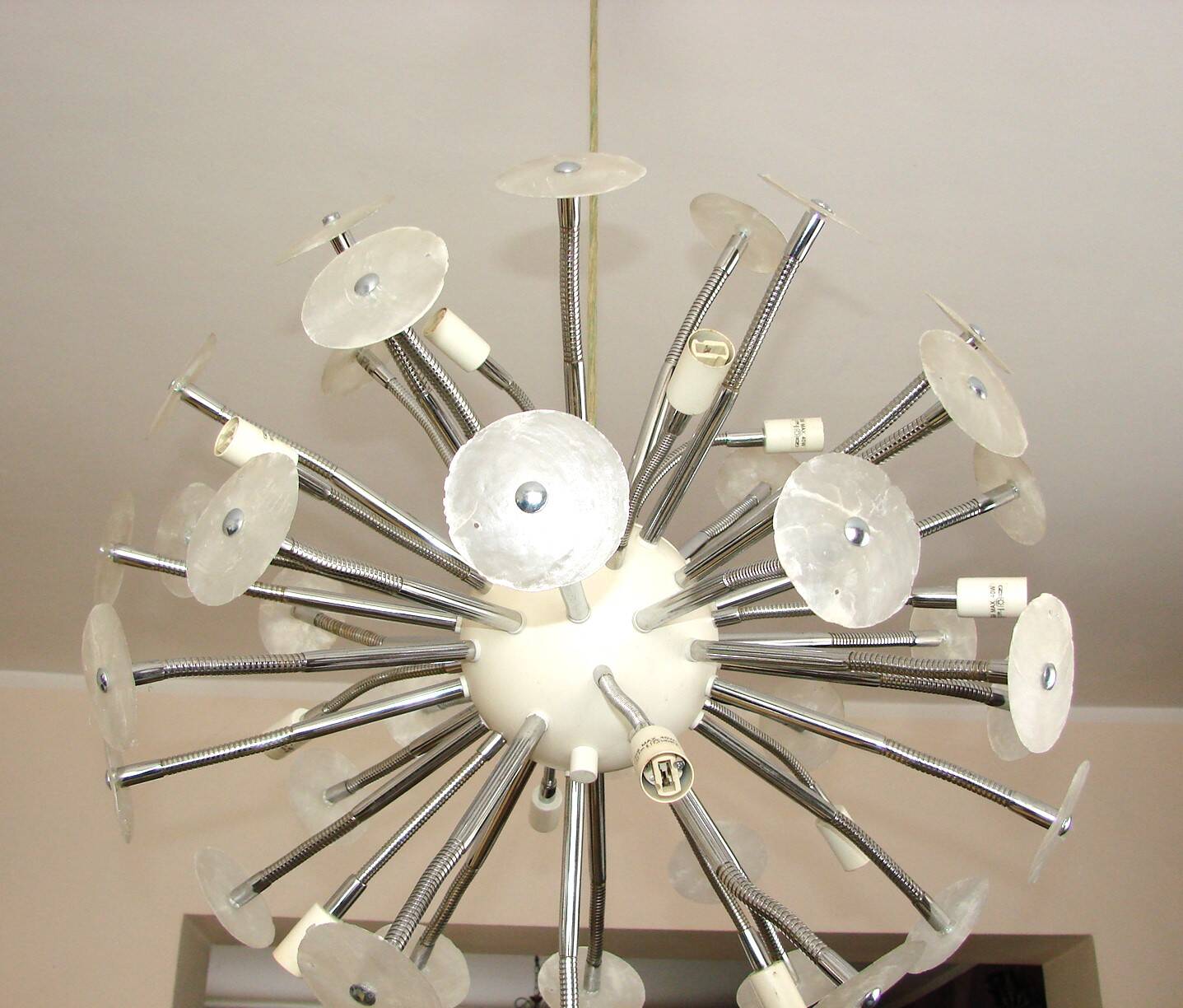 Italian hanging lamp Arditi, Space age 1980s