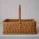 Wooden bottom basket