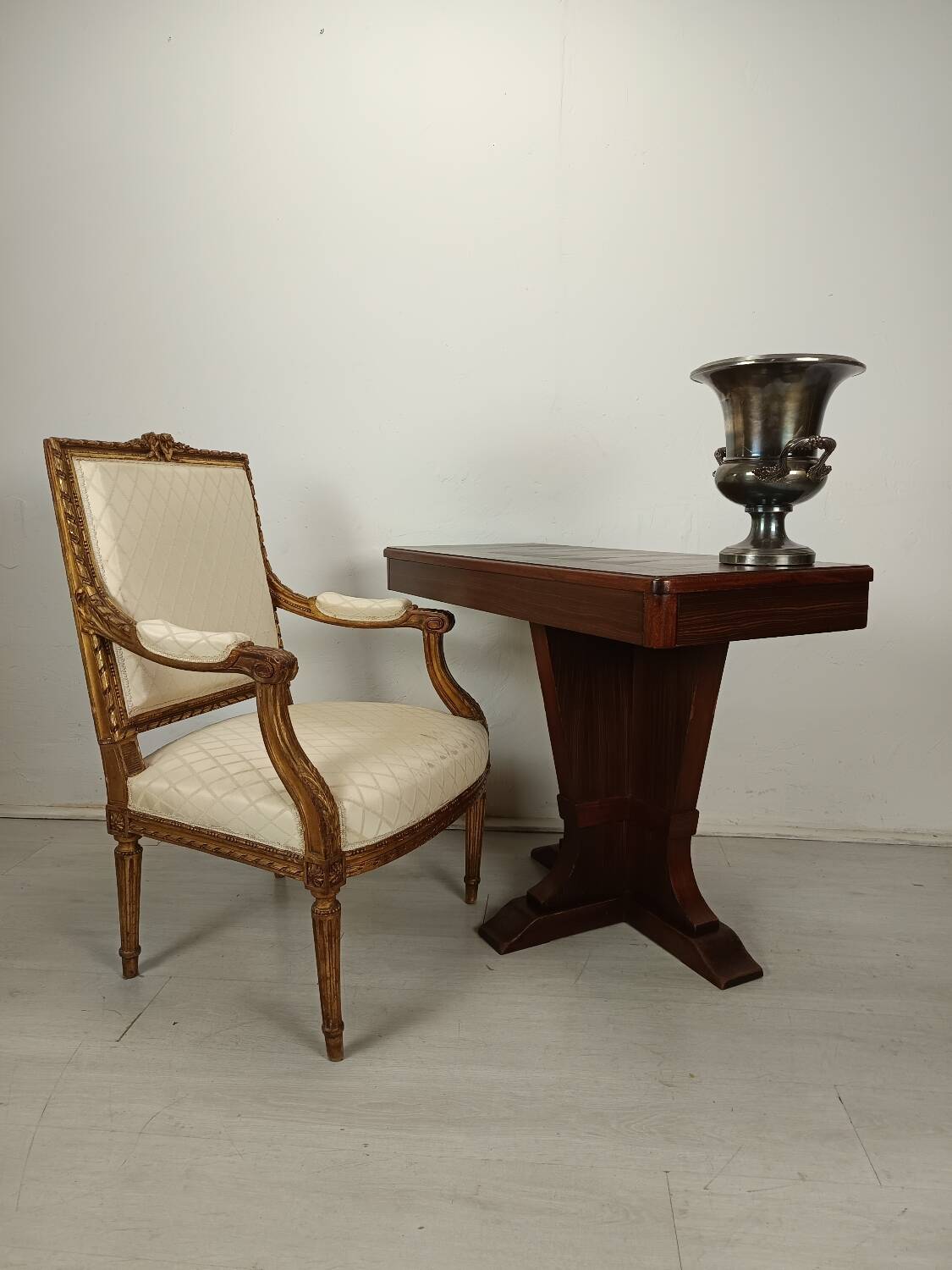 Pair of art deco consoles