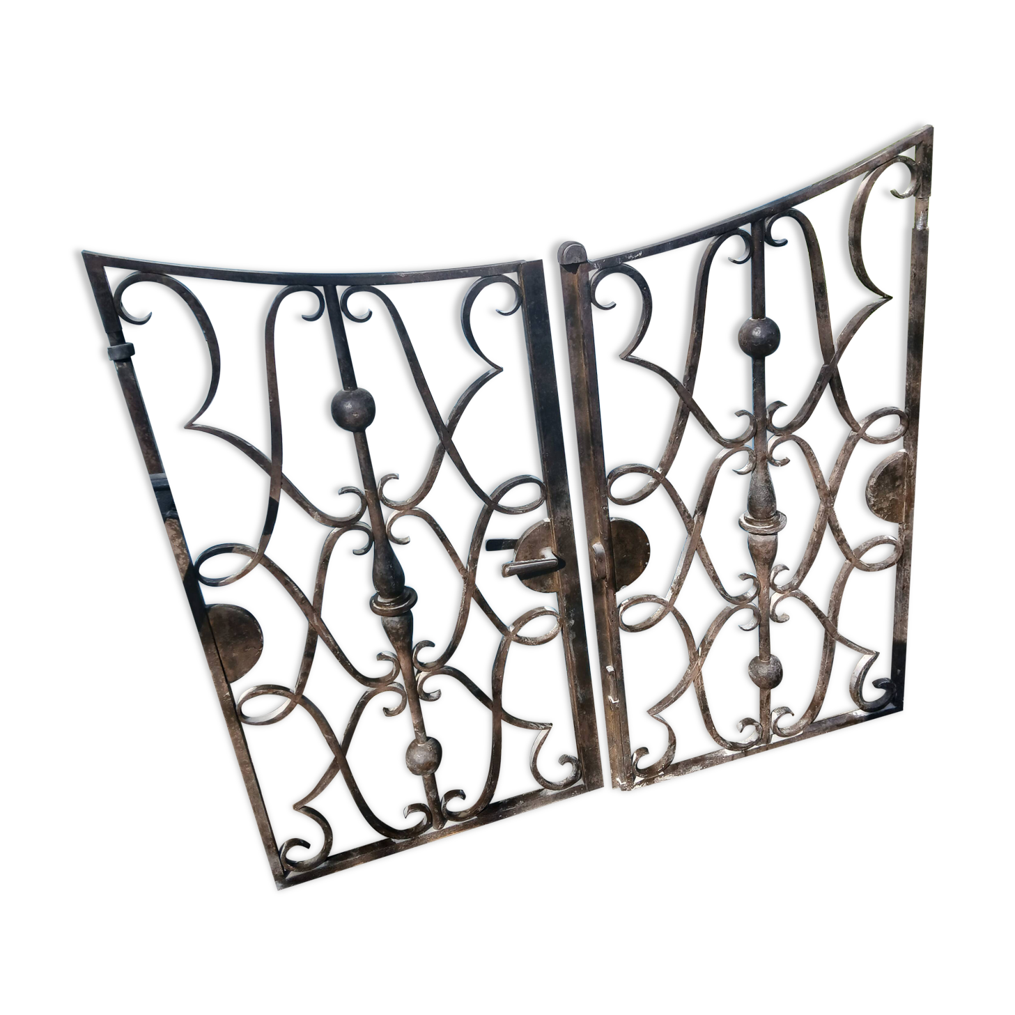 Wrought iron gates