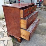 Mahogany chest of drawers, square fronts, early 20th century