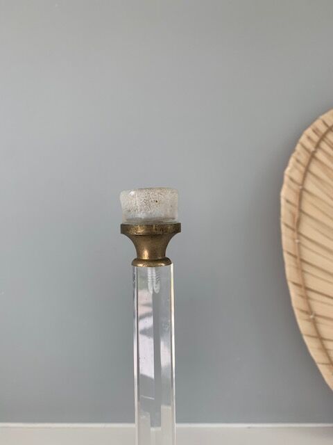 Bougeoirs vintage plexiglas
