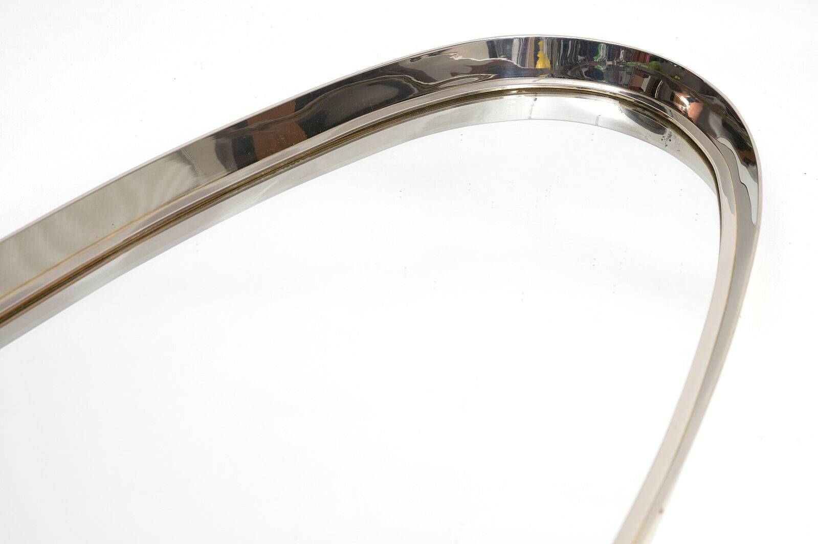 Brass mirror by Vereinigte Werkstätten München, 1960