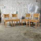 Set of mulched chairs circa 80
