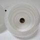 Pair of porcelain sconces brass glass of clchy white art deco
