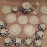 Tea set, 8 cups, fine porcelain from Japan, 40s/50s