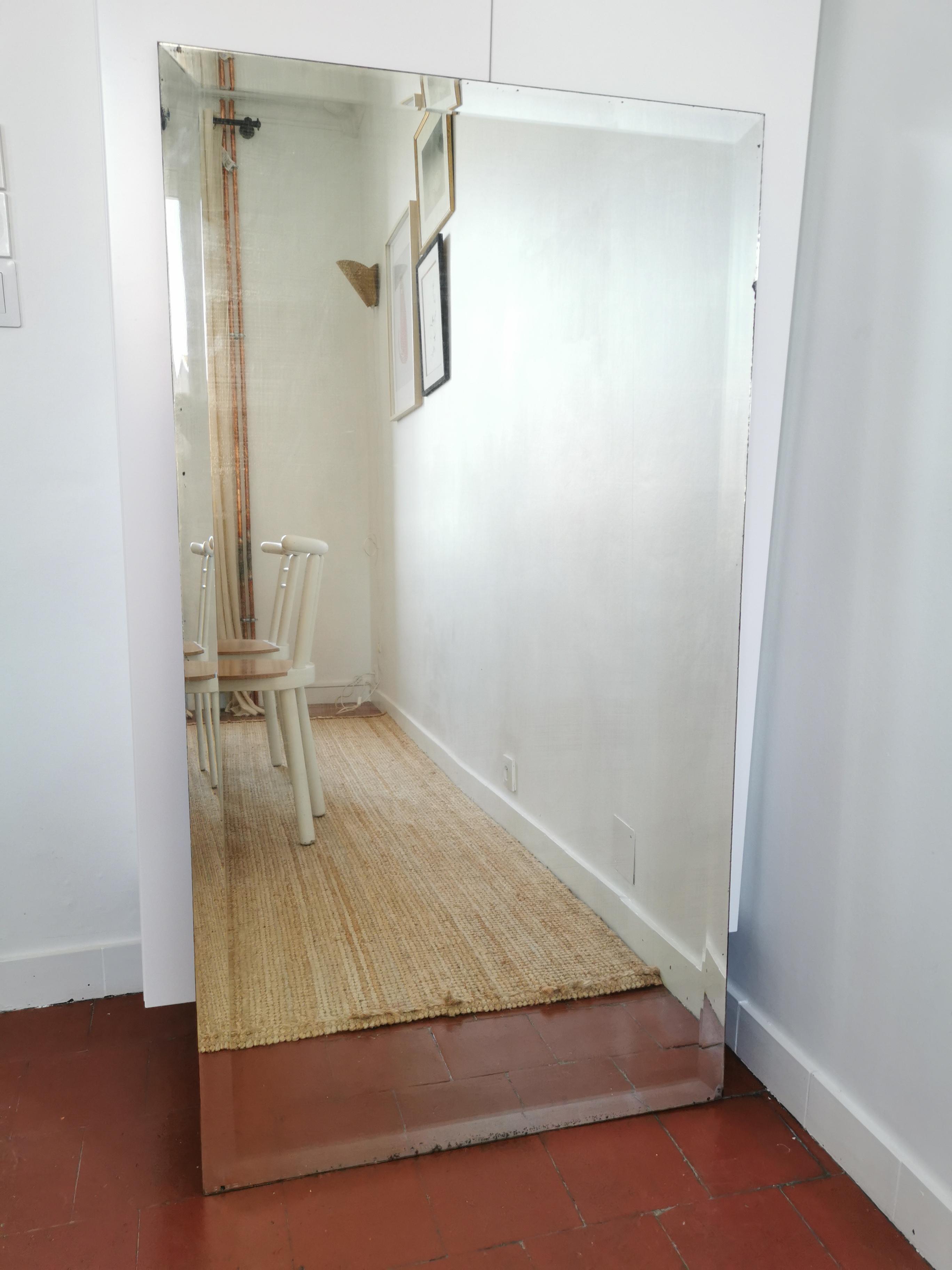 Art Deco beveled mirror