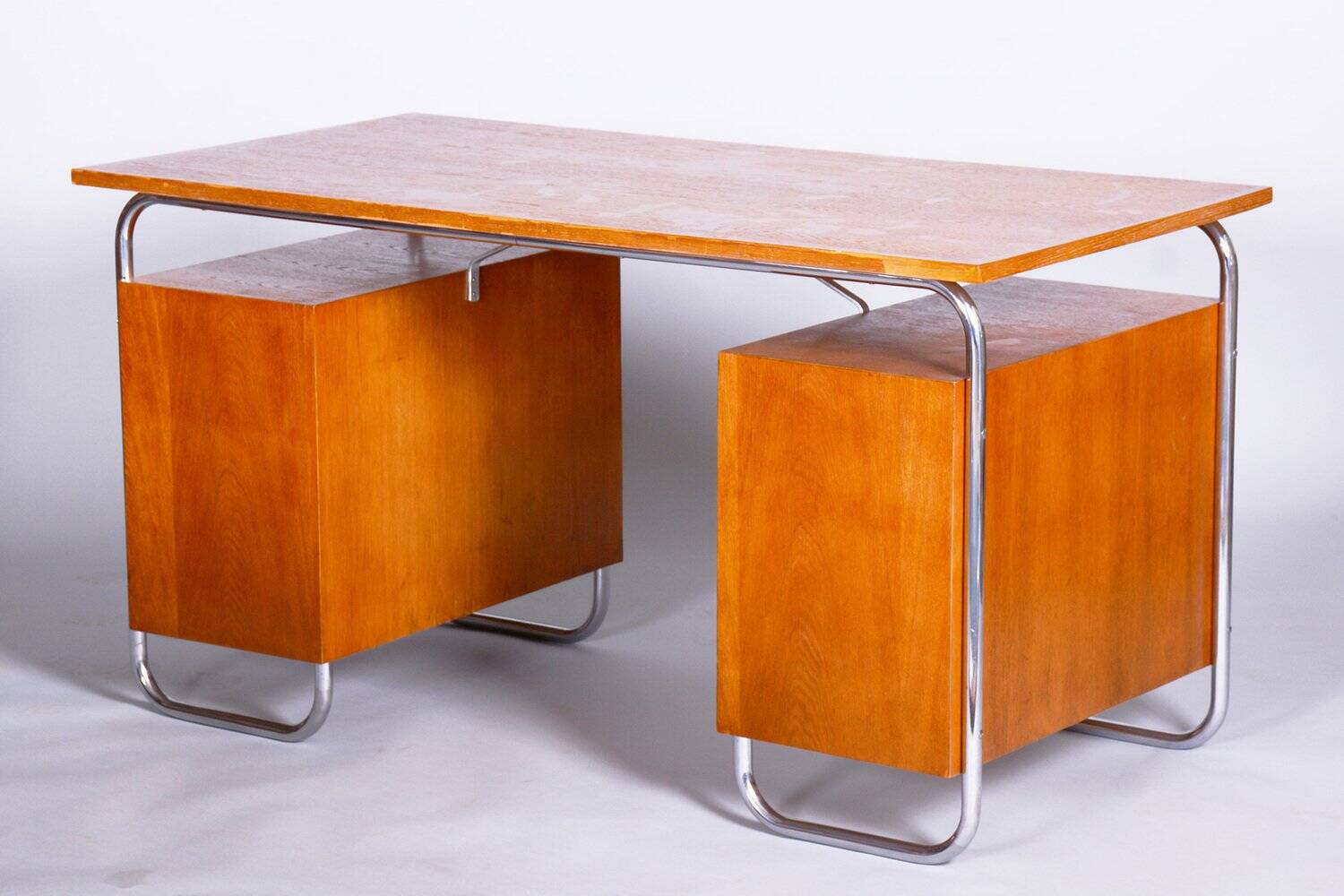Bauhaus Writing Desk in Beech from Mücke-Melder, 1930s