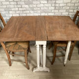 Folding shutter table