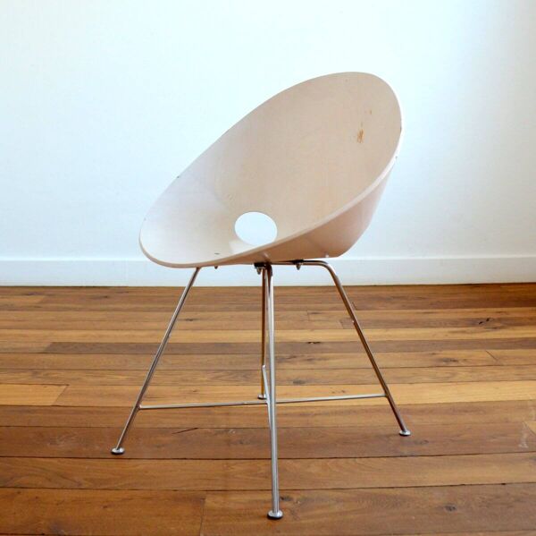 Chaise par Eddie Harlis S664 pour Thonet vintage 1990s